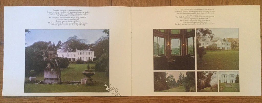 Beatles John Lennon Ringo Starr Original Rare Startling Studios Tittenhurst Park 8 Page Brochure 1973