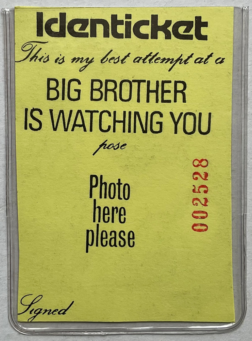 Joy Division Original Concert Ticket Futurama Queens Hall Leeds 1979