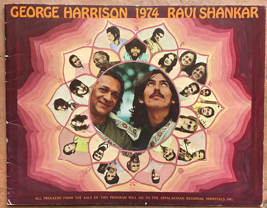 George Harrison Ravi Shankar Programme North America 1974