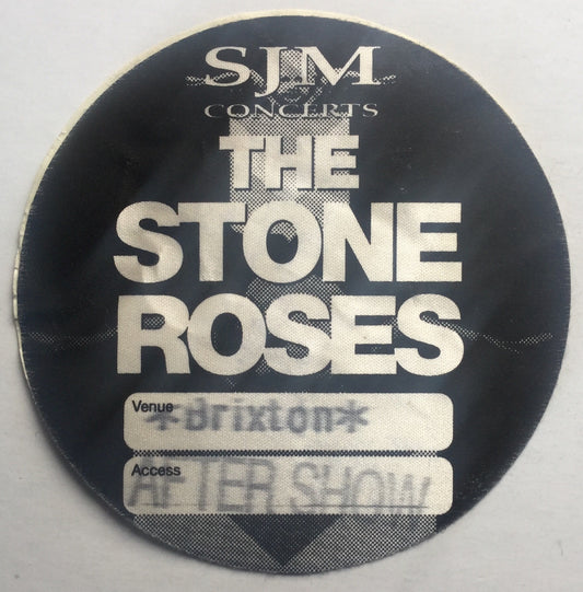 Stone Roses Original Unused Concert Access All Areas Backstage Pass Ticket Brixton Academy London Dec 1995