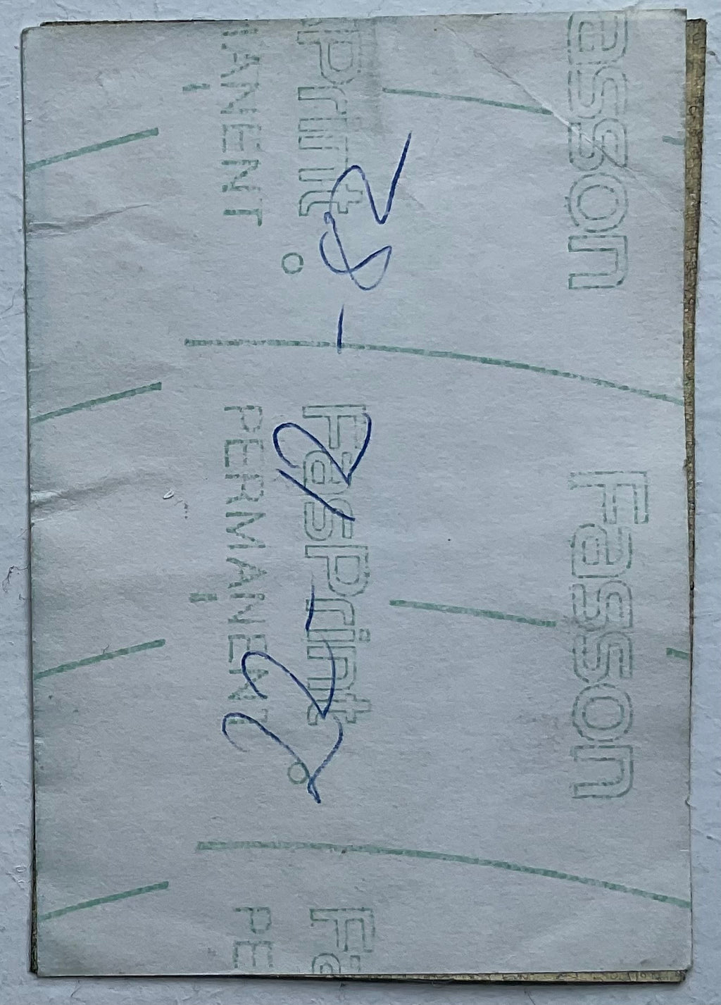 Elton John Original Concert Backstage Pass Ticket Hammersmith Odeon London 22nd Dec 1982