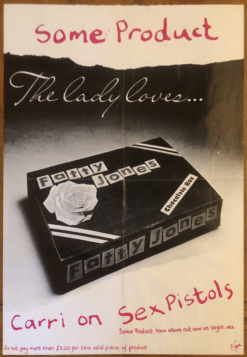 Sex Pistols Some Product Carri On Original Set of 5 Promo Posters Virgin 1979