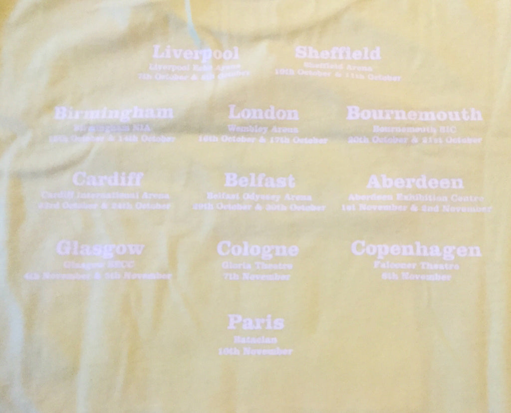 Oasis Original Unused New Dig Out Your Soul Promo Tour Ladies T Shirt Europe 2008