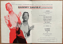 Load image into Gallery viewer, Sammy Davis Jr Original Concert Programme London Palladium 8th Apr 1963