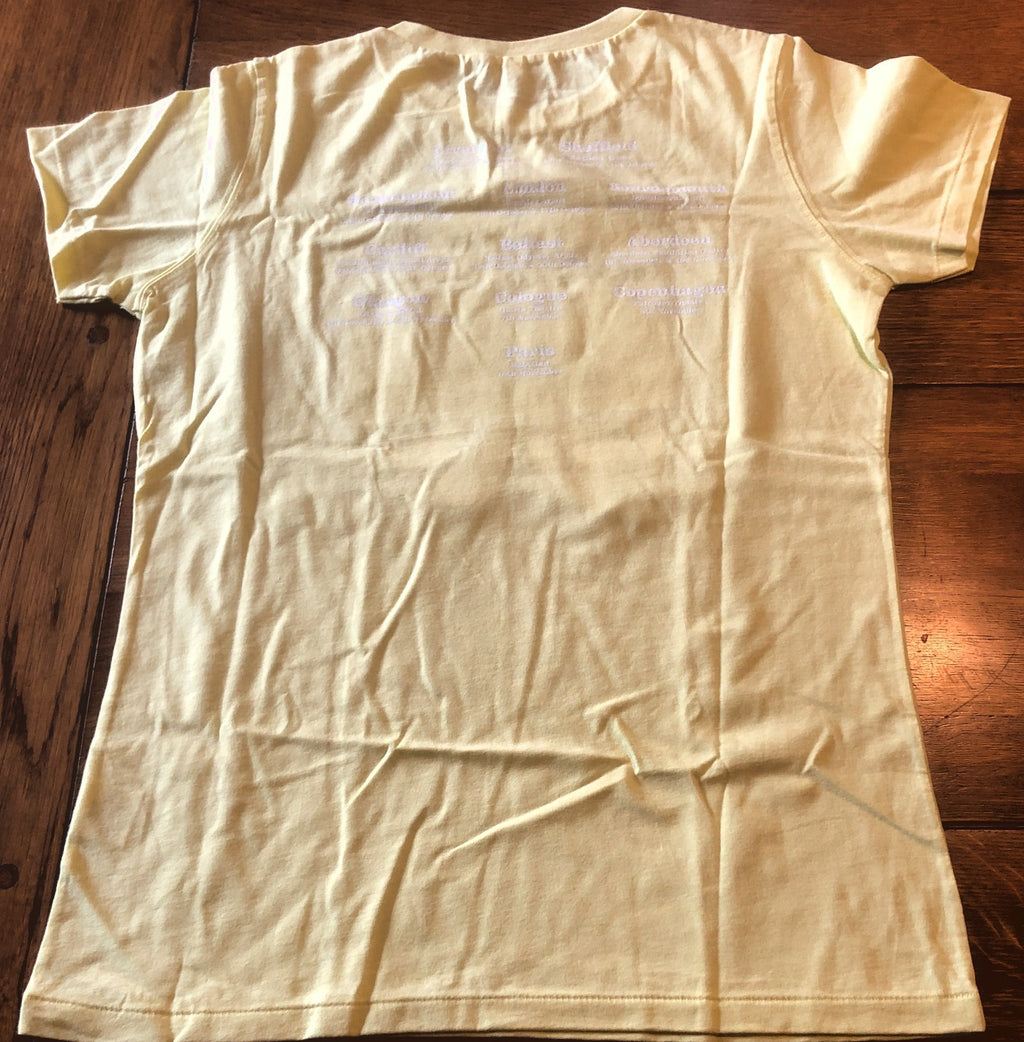 Oasis Original Unused New Dig Out Your Soul Promo Tour Ladies T Shirt Europe 2008