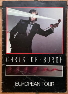 Chris De Burgh Original Concert Programme European Tour 1984